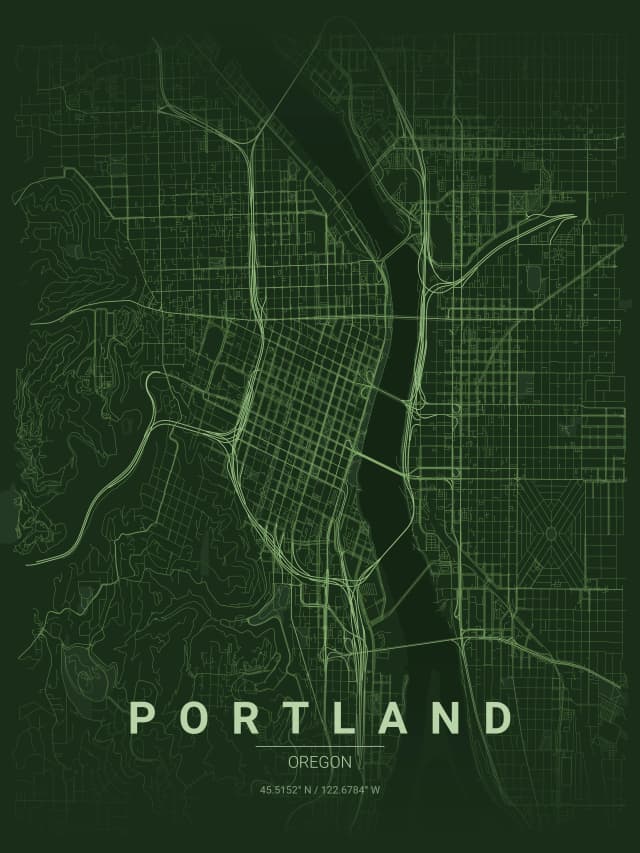Portland Map